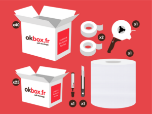 okbox garde meuble Chartres box stockage Pack XL